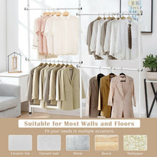 Load image into Gallery viewer, Double 2 Tier Adjustable &amp; Telescopic Clothes Hangers
