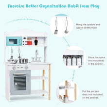 Load image into Gallery viewer, Kids Kitchen Cookware Pretend Cooking Food Play Set
