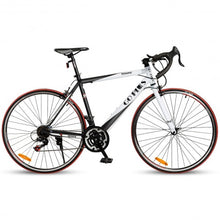 Load image into Gallery viewer, 700C 21 Speed Quick Release Aluminum Road  Bike-Red

