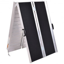 Load image into Gallery viewer, Portable Aluminum Non-skid Multifold Wheelchair Ramp-7&#39;
