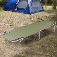 Load image into Gallery viewer, Portable Foldable Camping Bed Army Military Camping Cot
