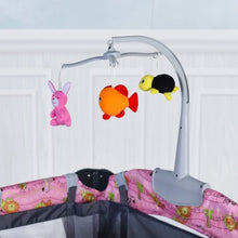 Load image into Gallery viewer, Foldable 2 Color Baby Crib Playpen Playard-Pink
