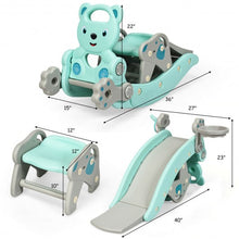 Load image into Gallery viewer, 4-in-1Baby Rocking Horse Slide Set-Green

