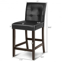 Load image into Gallery viewer, Set of 2  PVC Leather Bar Stools
