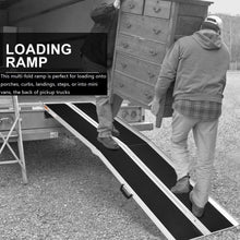 Load image into Gallery viewer, Portable Aluminum Non-skid Multifold Wheelchair Ramp-7&#39;
