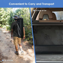 Load image into Gallery viewer, 7 x 7 FT Sland Adjustable Portable Canopy Tent w/ Backpack-White

