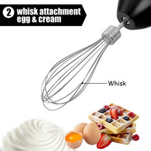 Load image into Gallery viewer, 2 Speed 600 W 4 in 1 Electric Immersion Hand Blender-Black
