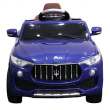 Load image into Gallery viewer, 6V Licensed Maserati Kids Ride On Car-Blue
