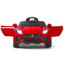Load image into Gallery viewer, 12V Jaguar F-Type SVR Licensed Kids Ride On Car-Red
