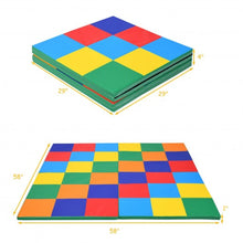 Load image into Gallery viewer, 58&#39;&#39; Toddler Foam Play Mat Baby Folding  Floor Mat for Home/Daycare School
