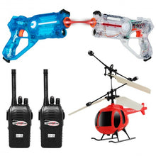 Load image into Gallery viewer, Infrared Laser Tag Guns Game with 2 Walkie Talkies &amp; Helicopter
