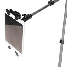 Load image into Gallery viewer, Universal Adjustable Rotating IPAD/Tablet PC Holder Floor Mount Stand -silver
