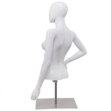 Load image into Gallery viewer, Torso Half Body Head Turn Female Mannequin with Base
