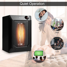 Load image into Gallery viewer, 1500 W Remote Control Portable Electric Digital Quartz Space Heater
