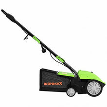 Load image into Gallery viewer, 12Amp Corded Scarifier 13&quot; Electric Lawn Dethatcher -Green
