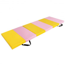 Load image into Gallery viewer, 6&#39; x 2&#39; x 2.5&quot; 3-Fold Gymnastics Tumbling Fitness Mat
