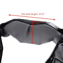 Load image into Gallery viewer, Shiatsu Back and Neck Kneading Shoulder Massager w/ Heat Straps
