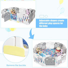 Load image into Gallery viewer, 10-Panel Kids Safety Activity Center -Gray
