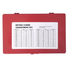 Load image into Gallery viewer, 419 PC Universal O-Ring Assortment Kit Metric Automotive Mechanics w/ Case New
