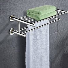 Load image into Gallery viewer, Wall Mounted Stainless Steel Towel Storage Rack
