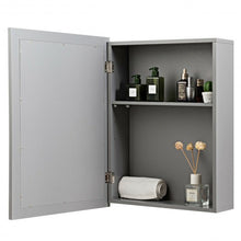 Load image into Gallery viewer, Wall-Mounted Mirrored Medicine Cabinet-Gray

