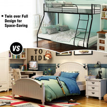 Load image into Gallery viewer, Twin over Full Bunk Sturdy Metal Bed
