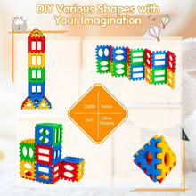 Load image into Gallery viewer, 32 Pieces Big Waffle Block Set Kids Educational Stacking Building Toy
