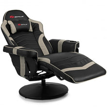 Load image into Gallery viewer, Ergonomic High Back Massage Gaming Chair with Pillow-Gray
