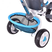 Load image into Gallery viewer, 4-in-1 Detachable Baby Stroller Tricycle with Round Canopy -Blue
