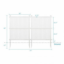 Load image into Gallery viewer, 36&quot; x 48&quot; Outdoor Patio Garden Privacy Screen Space Divider
