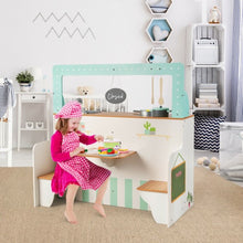 Load image into Gallery viewer, 2 in 1 Kids Wooden Pretend Cooking Playset Toy
