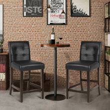 Load image into Gallery viewer, Set of 2  PVC Leather Bar Stools
