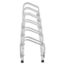 Load image into Gallery viewer, 6 Bike Parking Garage Storage Bicycle Stand-Silver
