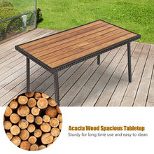 Load image into Gallery viewer, 4Pcs Patio Rattan Outdoor Conversation Set with Cushions
