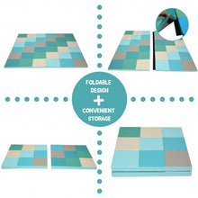 Load image into Gallery viewer, 58&#39;&#39; Toddler Foam Play Mat Baby Folding Floor Mat for Home/Daycare School
