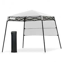Load image into Gallery viewer, 7 x 7 FT Sland Adjustable Portable Canopy Tent w/ Backpack-White
