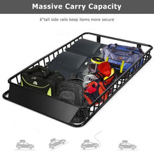Load image into Gallery viewer, 64&quot; Universal Roof Rack Cargo Carrier
