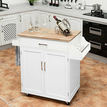 Load image into Gallery viewer, Spice Rack Towel Rack Drawer Cabinet-White
