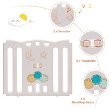 Load image into Gallery viewer, 16-Panel Baby Activity Center Play Yard with Lock Door -Pink
