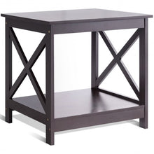 Load image into Gallery viewer, X-Design Display Accent Sofa Side Nightstand Table-Brown

