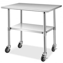 Load image into Gallery viewer, NSF Stainless Steel Commercial Kitchen Prep &amp; Work Table
