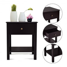 Load image into Gallery viewer, Brown Nightstand End Table
