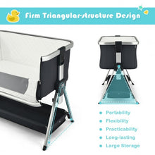 Load image into Gallery viewer, Breathable Baby Bed Side Crib  Adjustable Sleeper Bedside Bassinet
