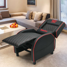 Load image into Gallery viewer, Massage Gaming Recliner Chair w/Headrest &amp; Adjustable Backrest - Home Theater-RE
