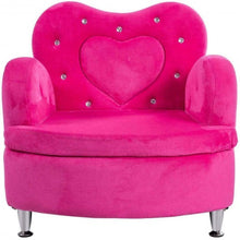 Load image into Gallery viewer, Soft Velvet Armrest Couch Toddler Sofa

