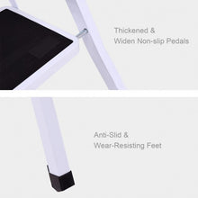 Load image into Gallery viewer, 4 Steps Folding Heavy Duty Steel Anti-slip Ladder
