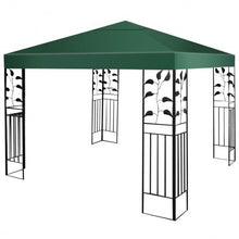 Load image into Gallery viewer, 10&#39; x 10&#39;  2-Tier 3 Colors Patio Canopy Top Replacement Cover-Green
