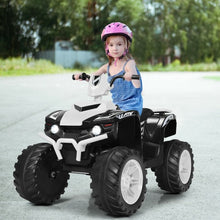 Load image into Gallery viewer, 12V Kids 4-Wheeler ATV Quad Ride On Car -White
