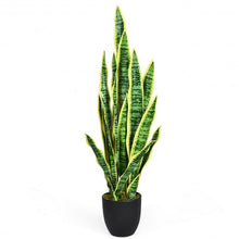 Load image into Gallery viewer, 35.5&quot; Indoor-Outdoor Decoration Fake Artificial Snake Plant
