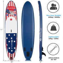 Load image into Gallery viewer, 11&#39; Inflatable Stand Up Paddle Board Backpack Sport
